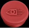 LEGAMASTER Magnet LEGAMASTER Ø20mm, rød 10/pk. (7-181102)