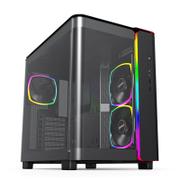 MONTECH King 95 Pro black - curved glass, 6x ARGB + hub
