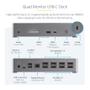 STARTECH USB-C Dock 4K 60Hz Quad Monitor DisplayPort & HDMI Universal USB C Docking Station 100W Power Delivery Hub 1C 3A (DK31C4DPPDUE)