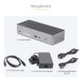 STARTECH USB-C Dock 4K 60Hz Quad Monitor DisplayPort & HDMI Universal USB C Docking Station 100W Power Delivery Hub 1C 3A (DK31C4DPPDUE)