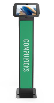 COMPULOCKS s Galaxy Tab A8 10.5" Space Enclosure Brandable Floor Stand - Stand - for tablet - brandable - lockable - high-grade aluminium - black - screen size: 10.5" - floor-standing - for Samsung Galaxy Tab A8 (140B105GA8SB)