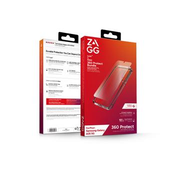 ZAGG / INVISIBLESHIELD BNDL IS Gls LuxeCase 360 A35 5G CLR (100514202)