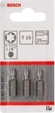 Bosch 3pcs. Screwdriver Bits T15 XH 25mm (2607001607)