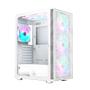 Montech X3 Mesh Midi-Tower, RGB, Tempered Glass -weiß