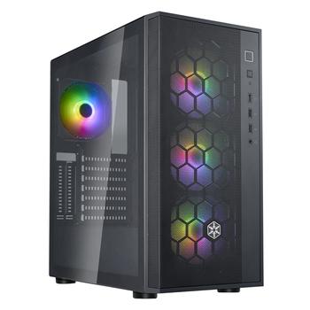 SILVERSTONE Fara R1 PRO V2 Midi-Tower,  Tempered Glass - schwarz (SST-FAR1B-PRO-V2)