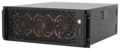 SLIGER CX4200a 4U Chassis EATX og 360mm vannkjølingsstøtte. 4U 19" rack, 50cm dypt, uten vifter
