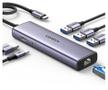 UGREEN 6in1 USB-C to 3x USB-A 3.0 / HDMI / RJ45 / USB-C PD - Gray