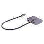 STARTECH USB C Video Adapter USB C to HDMI VGA Multiport Adapter 3.5mm Audio Output 4K 60Hz HDR 100W PD 3.0 USB C Display Adapte (122-USBC-HDMI-4K-VGA)