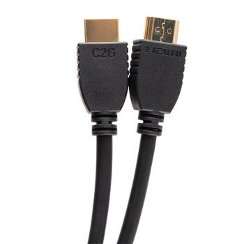 C2G G 3ft (0.9m) Ultra High Speed HDMI® Cable with Ethernet - 8K 60Hz - Ultra High Speed - HDMI cable with Ethernet - HDMI male to HDMI male - 90 cm - black - 8K60Hz (7680 x 4320) support (C2G10410)