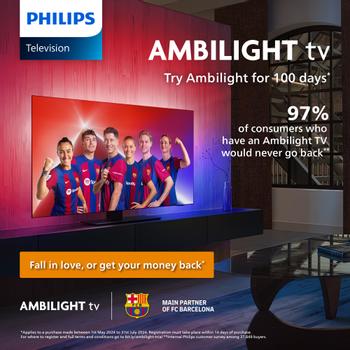 PHILIPS 50" 4K UHD Smart TV Ambilight 50PUS8309 Ambilight TV, 4K, UHD, LED, TITAN OS, Smart TV, HDR, Dolby Atmos (50PUS8309/12)