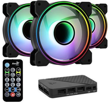 AEROCOOL Mirage12Pro Kit 3Xfan Pc 12Cm  (AEROPGSMIRAGE12-A-P))