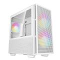 DEEPCOOL CH360 Micro-ATX Case, White