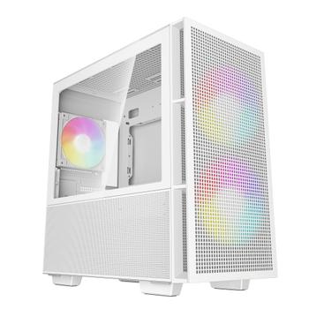 DeepCool CH360 Micro-ATX Case, White (R-CH360-WHAPE3-G-1)
