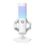 ASUS ROG CARNYX Professional Cardioid Condenser USB Gaming Microphone with RGB - Moonlight White (90YH03Z0-BAUA10)