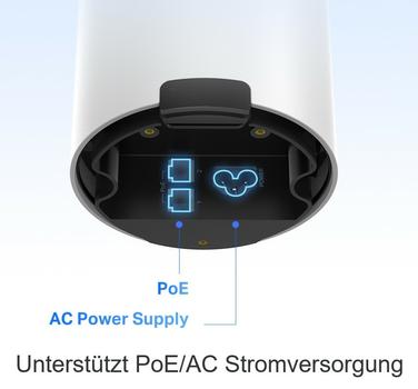TP-LINK AX3000 Outdoor/ Indoor Mesh Wi-Fi 6 Unit 574Mbps at 2.4GHz + 2402Mbps at 5GHz Internal Antennas 2x Gigabit Ports (DECO X50-OUTDOOR(1-PACK))