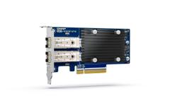 QNAP Dual-port SFP+ 10GbE network expansion card low-profile form factor PCIe Gen3 x8
