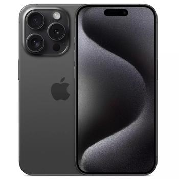 APPLE iPhone 15 Pro 256GB (sort titan) Smarttelefon,  6,1'' Super Retina XDR-skjerm,  48+12+12MP kamera, IP68, 5G (MTV13QN/A)