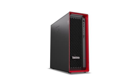 Lenovo ThinkStation P5 Intel® Xeon® W W3-2525 64 GB DDR5-SDRAM 1 TB SSD NVIDIA RTX 2000 Ada Windows 11 Pro for Workstations Tower Arbeitsstation Schwarz, Rot (30GA009DGE)