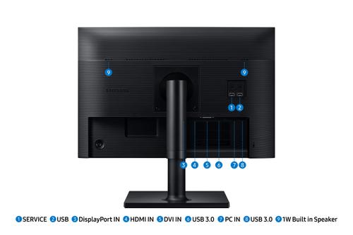 SAMSUNG F24T450G 23,8" Bezel-less 16:9 Wide 1920x1200 IPS,5ms, HAS/ Swivel/ Pivot/ Tilt 130mm, HDMI*2/ DP,  USB hub, HDMI cable in the box. (LF24T450GYUXEN)