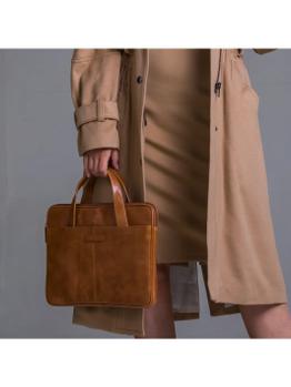 DBRAMANTE1928 DBRAMANTE SILKEBORG 13in GOLDEN TAN (2.GEN) ACCS (BG13GT001502)