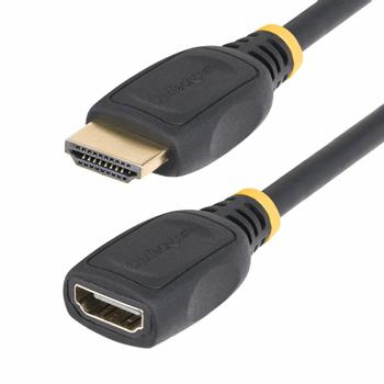 STARTECH 6.6FT HDMI EXTENSION CABLE M/F PORT SAVER CORD/HDMI 2.0/4K 60HZ CABL (HD2MF6FL)