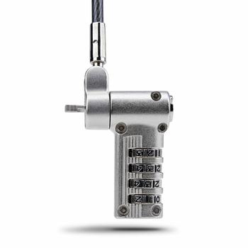 STARTECH 25-Pack Universal Laptop Lock 6.6ft 2m Serialized Security Cable Compatible With Noble Wedge/ Nano/ K-Slot (UNIVCS25-LAPTOP-LOCK)