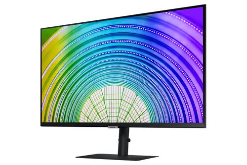 SAMSUNG S32A600U 32in Bezelless 16:9 Wide 2560x1440 VA 4ms HDR10 HAS/ Swivel/ Pivot/ Tilt 120mm HDMI/ DP/ USB-C (90W) DP out(Daisy chain) LAN USB3 Hub VESA 100 HDMI USB-C Cable in box (LS32A600UUPXEN)