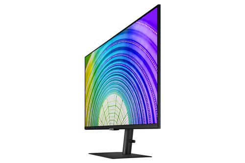 SAMSUNG S32A600U 32in Bezelless 16:9 Wide 2560x1440 VA 4ms HDR10 HAS/ Swivel/ Pivot/ Tilt 120mm HDMI/ DP/ USB-C (90W) DP out(Daisy chain) LAN USB3 Hub VESA 100 HDMI USB-C Cable in box (LS32A600UUPXEN)