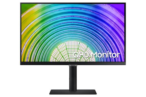 SAMSUNG S24A600U 23.8inch Bezelless 16:9 Wide 2560x1440 HAS/ Swivel/ Pivot/ Tilt HDMI/ DP/ USB-C Dock 65W DPout Daisy chain USB3 Hub VESA (LS24A600UCUXEN)