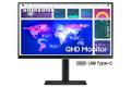 SAMSUNG S24A600U 23.8inch Bezelless 16:9 Wide 2560x1440 HAS/ Swivel/ Pivot/ Tilt HDMI/ DP/ USB-C Dock 65W DPout Daisy chain USB3 Hub VESA (LS24A600UCUXEN)