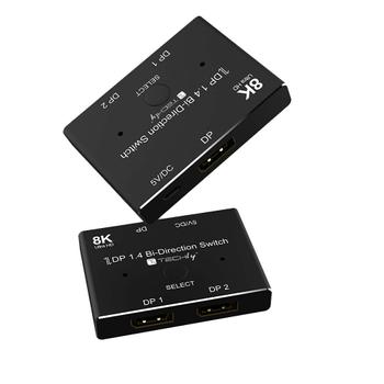 TECHLY Video Switch Displayport (IDATA-DP-2DP-8KT)