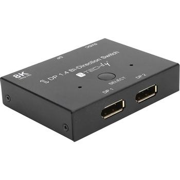 TECHLY Video Switch Displayport (IDATA-DP-2DP-8KT)