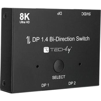 TECHLY Video Switch Displayport (IDATA-DP-2DP-8KT)