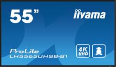 IIYAMA 55 3840x2160 UHD IPS panel Haze 1% 800cd/m² Landscape and Portrait Signal FailOver Speakers 2
