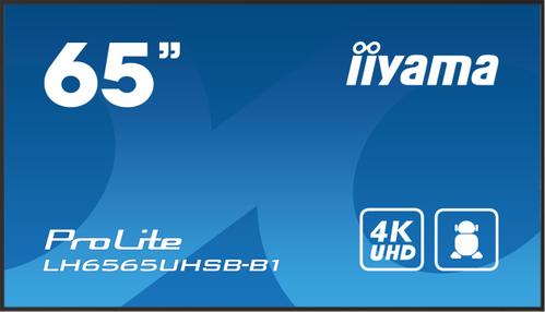 IIYAMA 65" 3840x2160,  UHD IPS panel (LH6565UHSB-B1)
