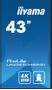 IIYAMA 43" 3840x2160,  UHD IPS panel (LH4365UHSB-B1)