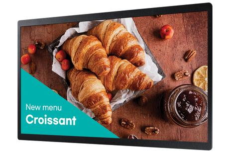 Samsung QB24C QBC Series - 24" Klasse (23.8" synlig) LED-bakgrunnsbelyst LCD-skjerm - Full HD - for intelligent skilting (LH24QBCEBGCXEN)