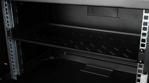 EQUIP Fixed Shelf 19', 1U, 400Mm, (EZFS-19-1-40-B)