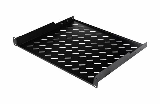 EQUIP Fixed Shelf 19', 1U, 600Mm,  (EZFS-19-1-60-B)