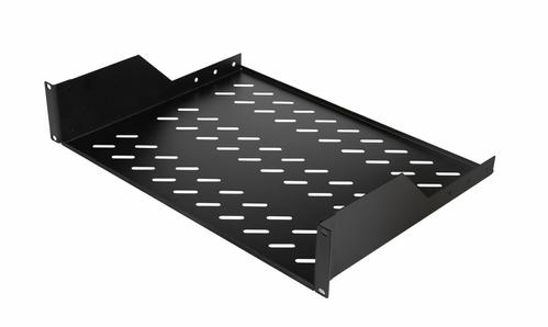 EQUIP Fixed Shelf 19', 2U, 800Mm,  (EZFS-19-2-80-B)