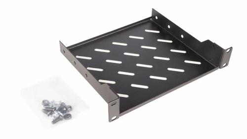 EQUIP Fixed Shelf 10', 1U, 200Mm,  (EZFS-10-1-20-B)