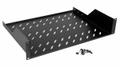EQUIP Fixed Shelf 19', 2U, 800Mm,  (EZFS-19-2-80-B)