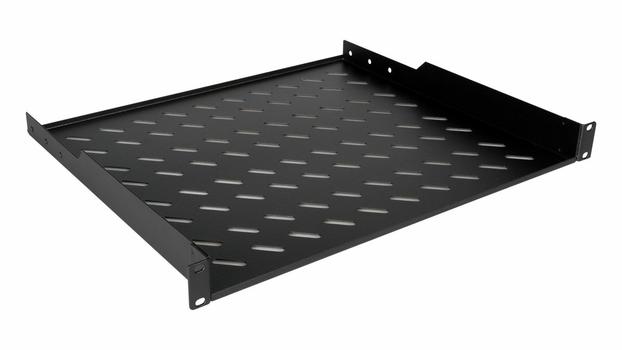 EQUIP Fixed Shelf 19', 1U, 600Mm,  (EZFS-19-1-60-B)