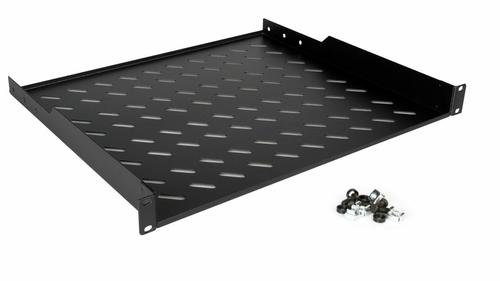 EQUIP Fixed Shelf 19', 1U, 600Mm,  (EZFS-19-1-60-B)