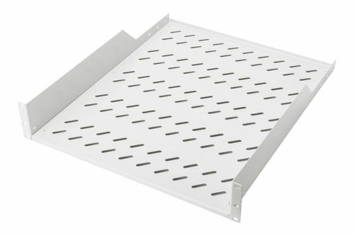 EQUIP Fixed Shelf 19', 2U, 800Mm,  (EZFS-19-2-80-G)