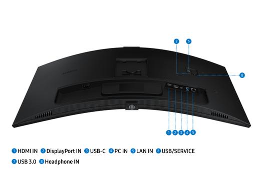 Samsung ViewFinity S6 S34C652VAU - S65VC Series - LED-skjerm - kurvet - 34" - HDR (LS34C652VAUXEN)