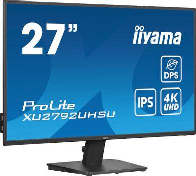IIYAMA 27"  UHD 4K IPS Panel, (XU2792UHSU-B6)