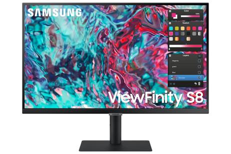 Samsung ViewFinity S8 S27B800TGU - S80TB Series - LED-skjerm - 27" - HDR (LS27B800TGUXEN)