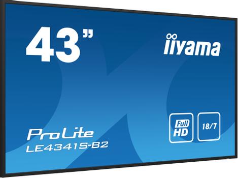 IIYAMA 43" 1920x1080,  IPS panel, 1% (LE4341S-B2)