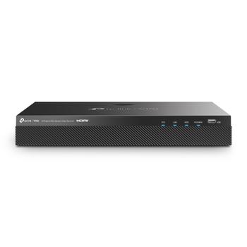 TP-LINK VIGI 16 Channel PoE+ Network Video Recorder, 140W PoE Budget, 320 Mbps bandwith, 2xSATA slot (VIGI NVR2016H-16MP)